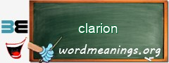 WordMeaning blackboard for clarion